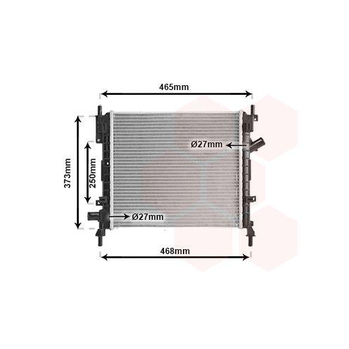 VAN WEZEL K&uuml;hler, Motork&uuml;hlung 18002372