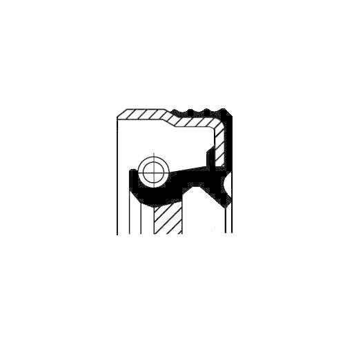 CORTECO Wellendichtring, Differential 01034080B