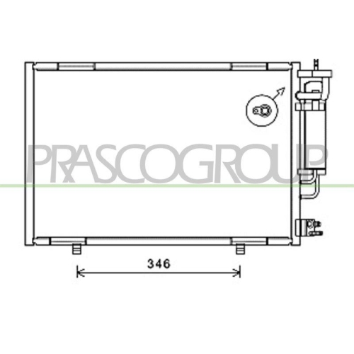 PRASCO Kondensator, Klimaanlage PrascoSelection FD344C003