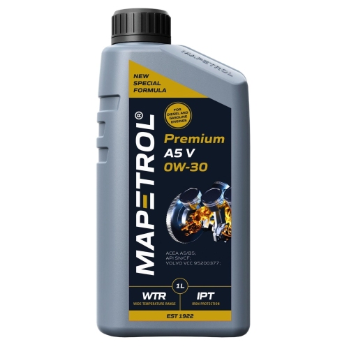 Motor&ouml;l Motoren&ouml;l Mapetrol Premium A5 V 0W-30 1 Liter MAP0101