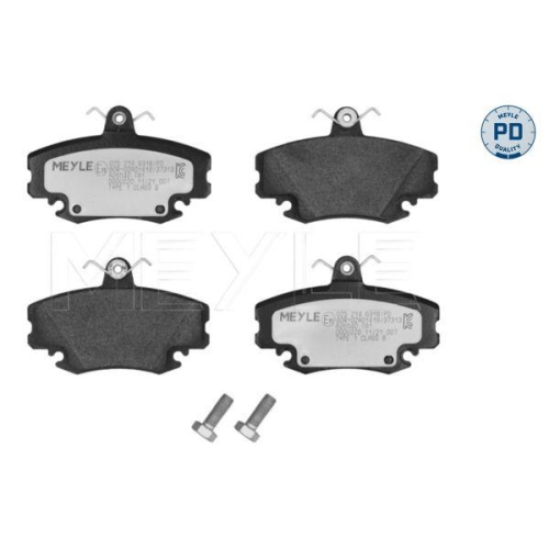 MEYLE Bremsbelagsatz, Scheibenbremse MEYLE-PD: Advanced performance and design. 025 214 6318/PD