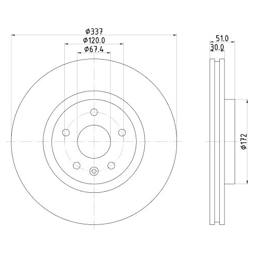 DON Bremsscheibe PCD15671
