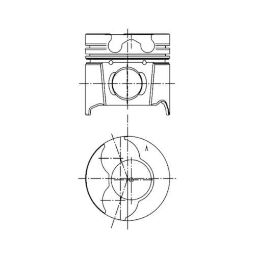 KOLBENSCHMIDT Kolben 99561620