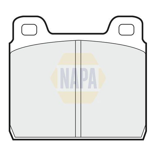 NAPA Bremsbelagsatz, Scheibenbremse NAPA NBP1476