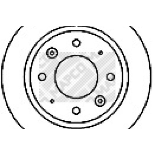 MAPCO Bremsscheibe 15575