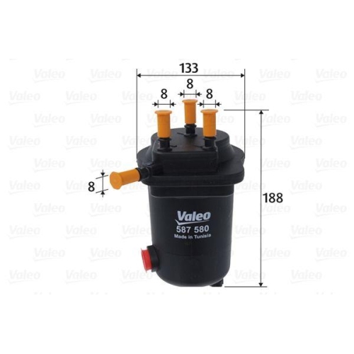 VALEO Kraftstofffilter 587580