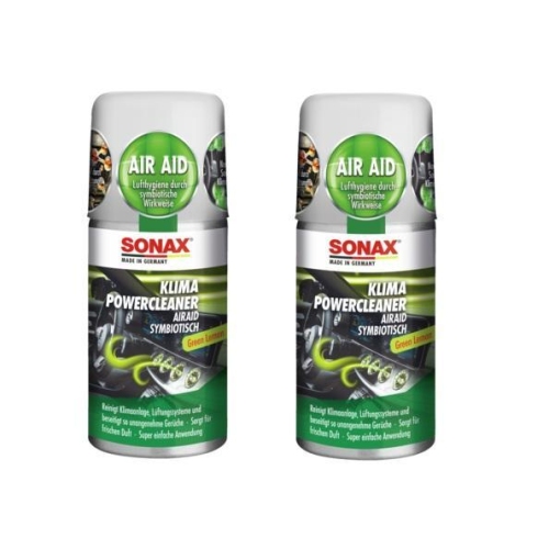 2x Klima Power Cleaner AirAid Klimaanlagenreiniger Duft 100ml SONAX 03234000