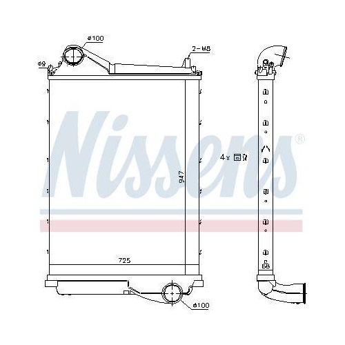 NISSENS Ladeluftk&uuml;hler 961185