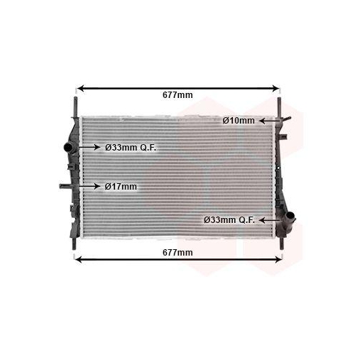 VAN WEZEL K&uuml;hler, Motork&uuml;hlung 18002376