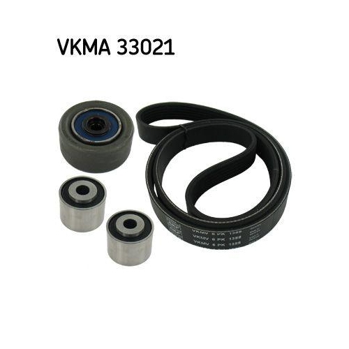 SKF Keilrippenriemensatz VKMA 33021