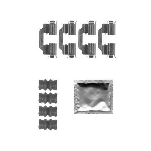 TEXTAR Zubeh&ouml;rsatz, Scheibenbremsbelag 82518700