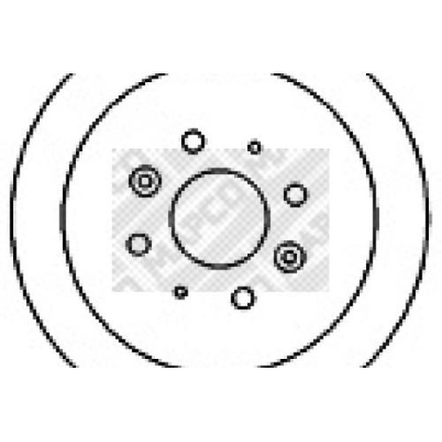 MAPCO Bremsscheibe 15576