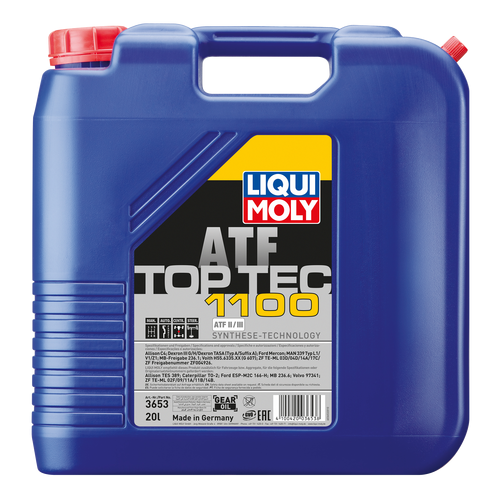 Automatikgetriebe&ouml;l Top Tec ATF 1100 ATF III Rot 20 Liter LIQUI MOLY 3653