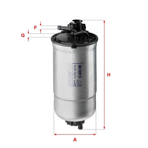 SOFIMA Kraftstofffilter S 4428 NR