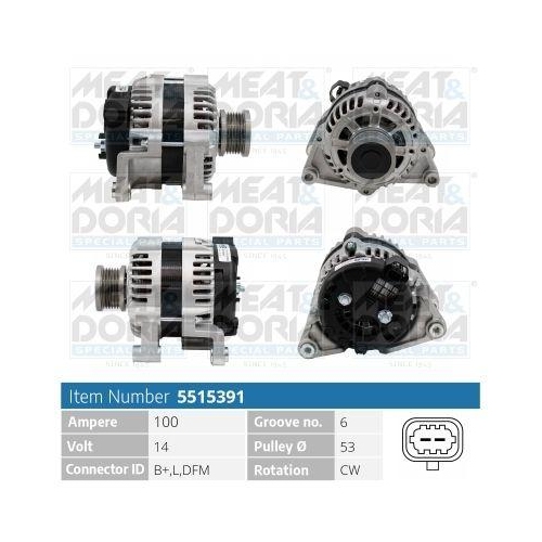 MEAT & DORIA Generator 5515391