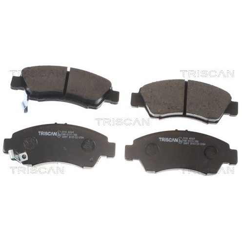 TRISCAN Bremsbelagsatz, Scheibenbremse 8110 40169