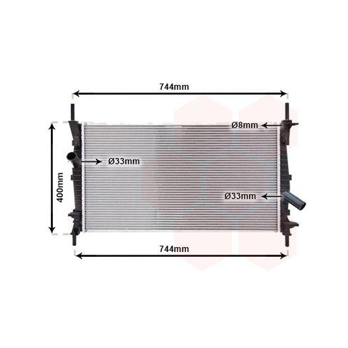 VAN WEZEL K&uuml;hler, Motork&uuml;hlung 18002403