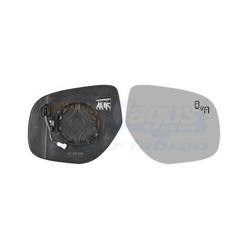 VAN WEZEL Spiegelglas, Au&szlig;enspiegel * HAGUS * 3204836