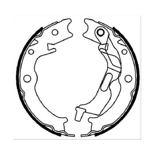 ABE Bremsbackensatz, Feststellbremse C00011ABE