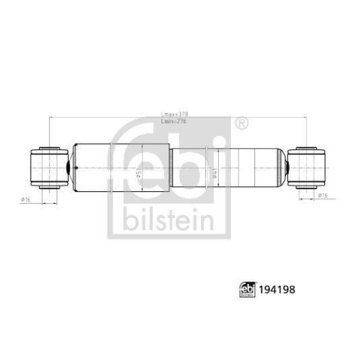 FEBI BILSTEIN Sto&szlig;d&auml;mpfer 194198