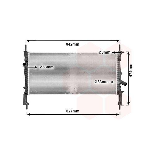 VAN WEZEL K&uuml;hler, Motork&uuml;hlung 18002405