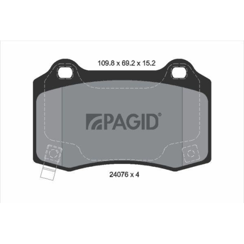 PAGID Bremsbelagsatz, Scheibenbremse T1804N