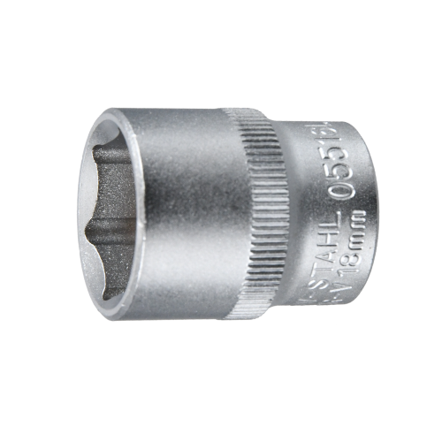 Steckschl&uuml;sseleinsatz, 3/8 Zoll 18 mm SW Stahl 05516SB