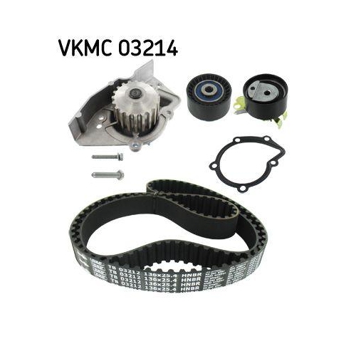 SKF Wasserpumpe + Zahnriemensatz VKMC 03214