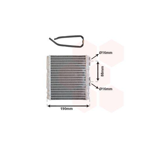 VAN WEZEL W&auml;rmetauscher, Innenraumheizung *** IR PLUS *** 13006139