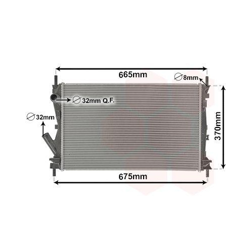VAN WEZEL K&uuml;hler, Motork&uuml;hlung 18002408