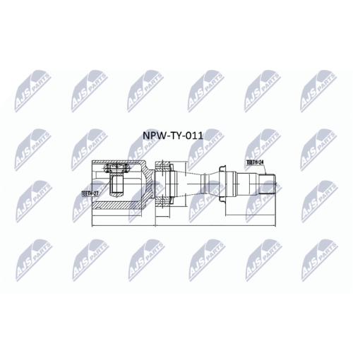 NTY Gelenksatz, Antriebswelle NPW-TY-011