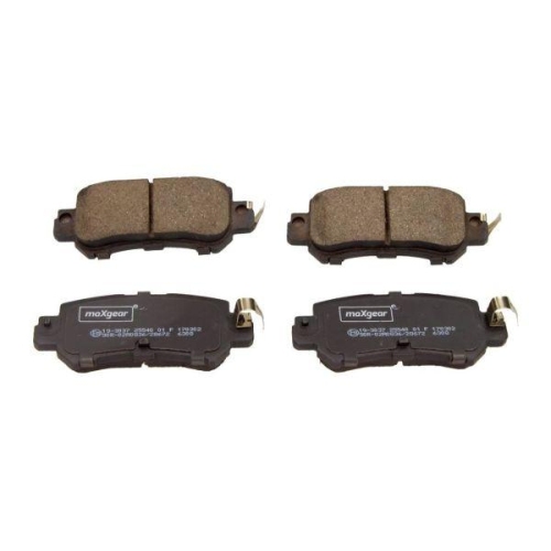 MAXGEAR Bremsbelagsatz, Scheibenbremse 19-3037