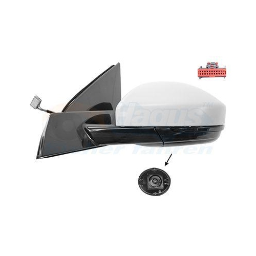 VAN WEZEL Au&szlig;enspiegel * HAGUS * 0259817