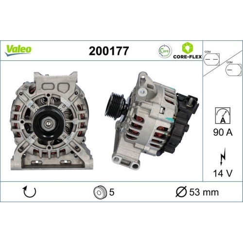 VALEO Generator VALEO CORE-FLEX 200177