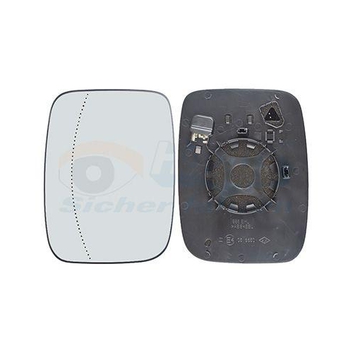 VAN WEZEL Spiegelglas, Au&szlig;enspiegel * HAGUS * 4423837