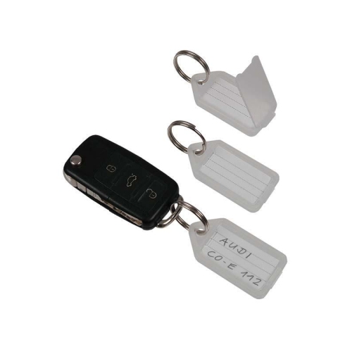 100 Schl&uuml;sselanh&auml;nger Multi Schl&uuml;sselring Beschriftung Kundenschl&uuml;ssel 55x30 mm