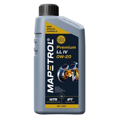 Motor&ouml;l Motoren&ouml;l Mapetrol Premium LL IV 0W-20 1 Liter MAP0083