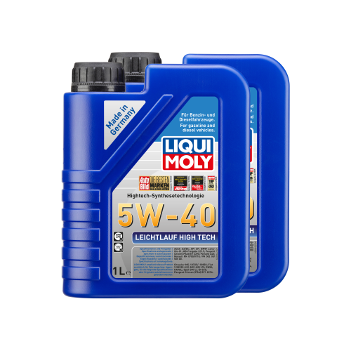 Liqui Moly Motor&ouml;l Leichtlauf High Tech, 5W-40, 2 Liter - 2x 3863