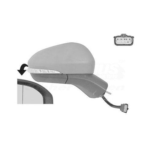 VAN WEZEL Au&szlig;enspiegel * HAGUS * 1883808