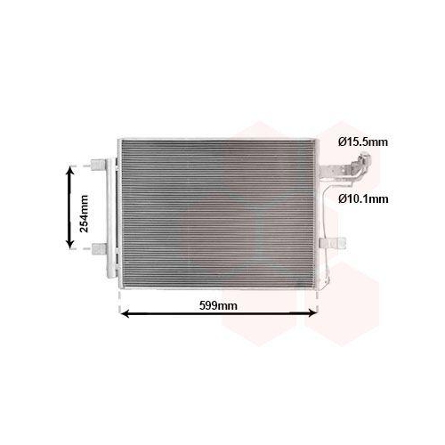 VAN WEZEL Kondensator, Klimaanlage 27015713