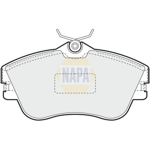 NAPA Bremsbelagsatz, Scheibenbremse NAPA NBP1484