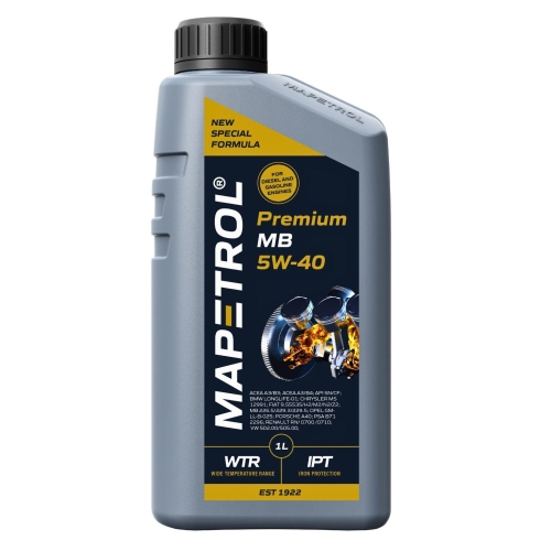 Motor&ouml;l Motoren&ouml;l Mapetrol Premium MB 5W-40 1 Liter MAP0157