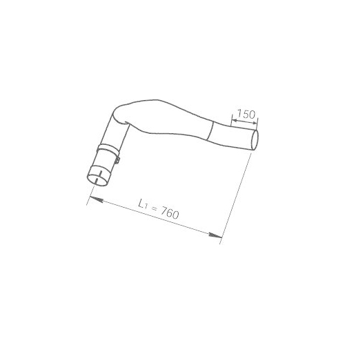 DINEX Abgasrohr 48108
