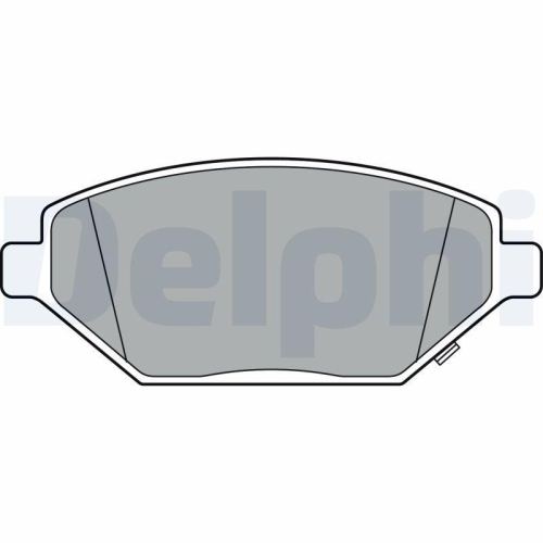 DELPHI Bremsbelagsatz, Scheibenbremse LP3301