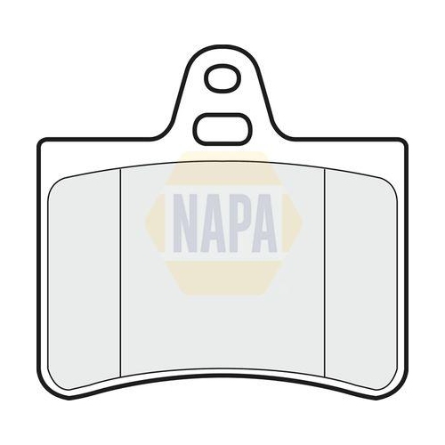 NAPA Bremsbelagsatz, Scheibenbremse NAPA NBP1201