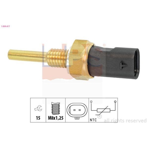 EPS Sensor, K&uuml;hlmitteltemperatur Made in Italy - OE Equivalent 1.830.417