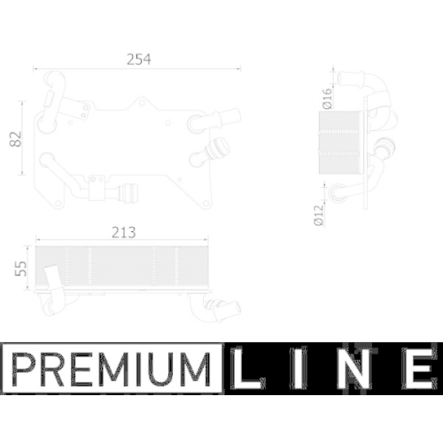 MAHLE Ölkühler, Automatikgetriebe BEHR *** PREMIUM LINE *** CLC 139 000P