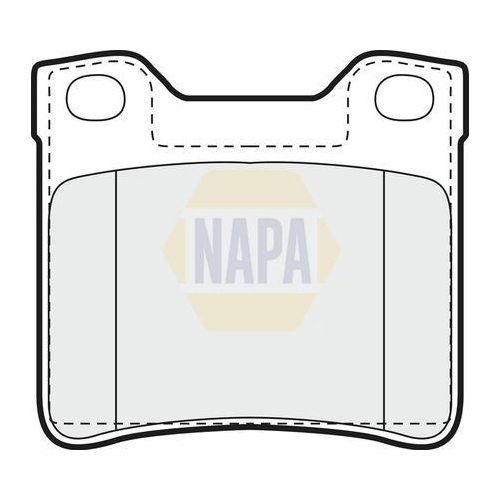 NAPA Bremsbelagsatz, Scheibenbremse NAPA NBP1057