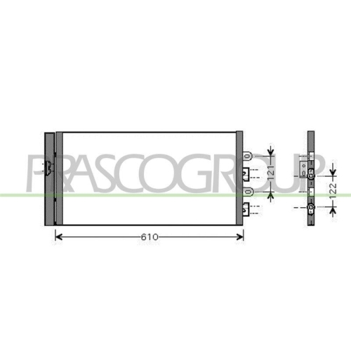 PRASCO Kondensator, Klimaanlage PrascoSelection FT340C002