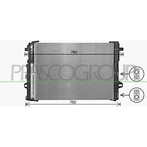 PRASCO Kondensator, Klimaanlage PrascoSelection ME424C001